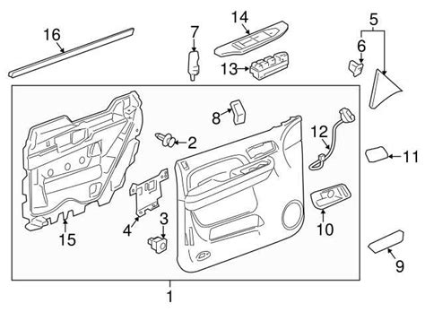 2000 chevy tahoe door parts